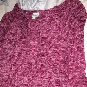 Pink/ Red size 10 Mudd Sweater